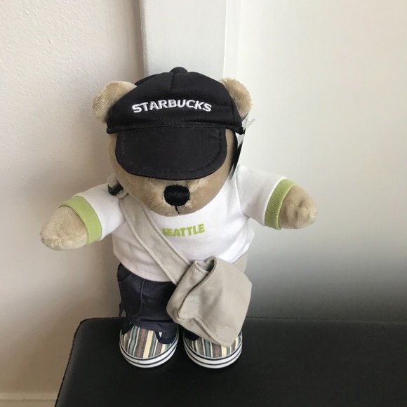 NWT Starbucks Bearista Seattle Teddy Bear - Picture 3 of 9
